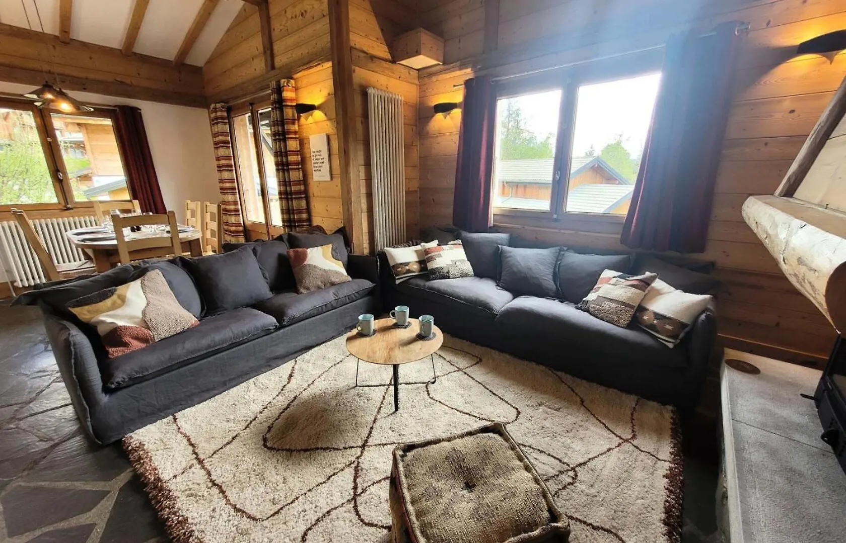 Chalet La Silene - Chalet De Charme Aux Chavannes Avec Vue Et Confort Mae-3411